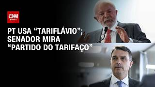 Vídeo: Tarifas dos EUA: PT usa “Tariflávio”; Senador mira “Partido do Tarifaço” | CNN 360º