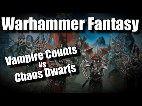 Adepticon WFB! Vampire Counts vs Chaos Dwarfs Warhammer Fantasy Battle Report Ep 13