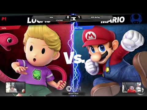 Anvil Smash Series #57: KoS NoTag (Mario) VS Iota (Lucas)