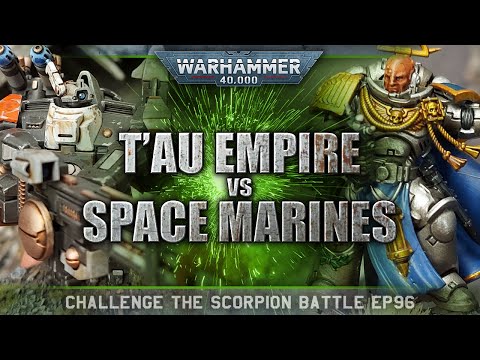 Space Marines vs T'au Empire Warhammer 40K Battle Report 9th Edition 2000pts CTS96 GUNS AND METAL!