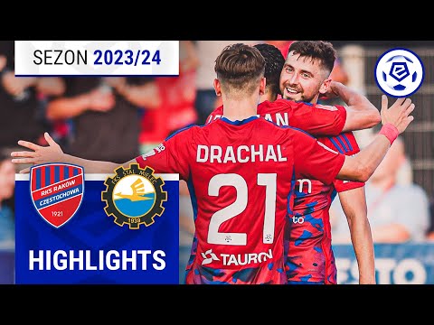 RAKÓW - STAL | SKRÓT | Ekstraklasa 2023/24 | 5. kolejka