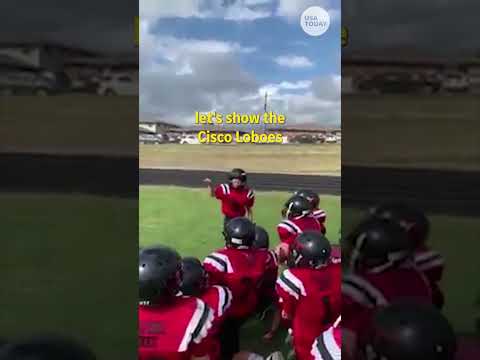 Caught on camera: the most inspirational pep talk you'll ever hear