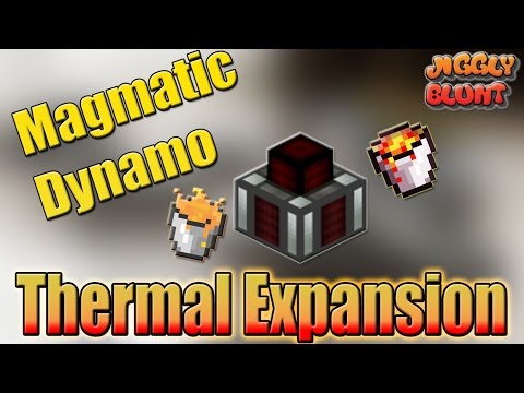 Magmatic Dynamo (Thermal Expansion) | Minecraft Mod Tutorial