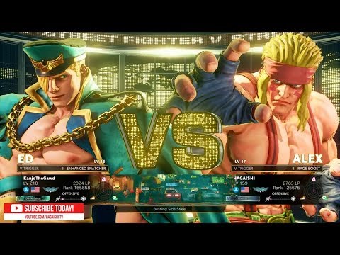 "Best Bout Replays"  SFV AE - KanjoTheGawn vs HAGAISHI  (1080pHD 60fps)