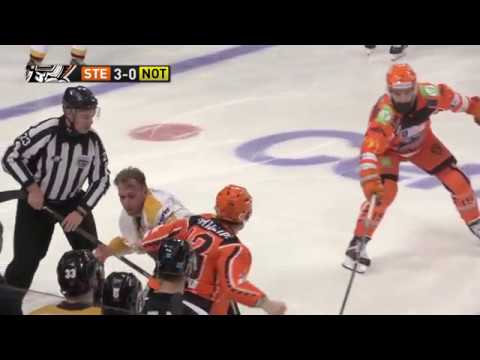 David Phillips vs Jeff Brown EIHL fight 12-11-16