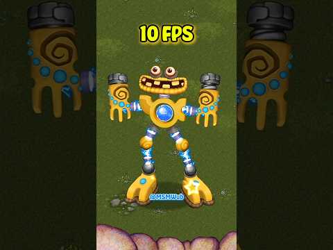 Wubbox on Plant Island From 5 FPS To 60 FPS | My Singing Monsters Wubbox || MSM Wub