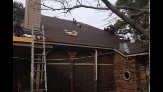 preview picture of video 'Roofing in Katy, Tx - Cinco Ranch Reroof = GAF HD Barkwood'