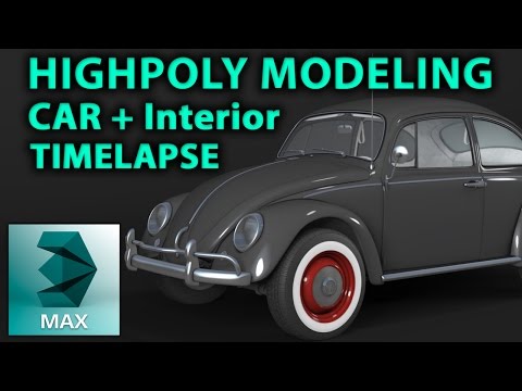 3D Car Modeling | Timelapse | 3D Tutorial | volkswagen | vw beetle |
