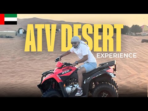Solo ATV Safari Desert at Dubai || Camel Ride || #musttry #desert #dubai