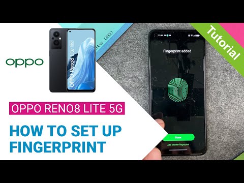 OPPO Reno8 Lite 5G - How to set up Fingerprint • 📱 • 👆🏼 • 🔐 • Tutorial