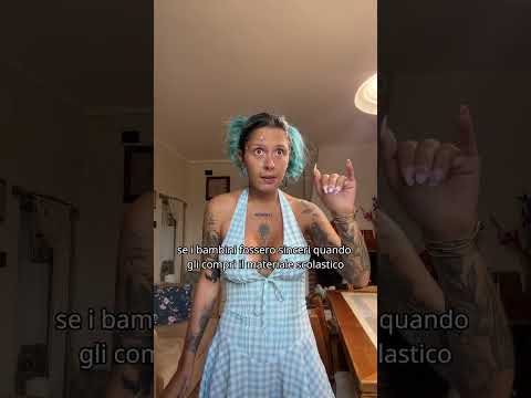 Se i bambini fossero sinceri quando compri il materiale scolastico 😂