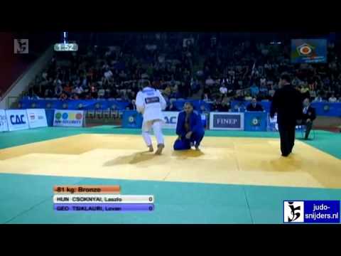 Laszlo Csoknyai (HUN) - Levan Tsiklauri (GEO) [-81kg] bronze