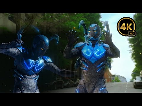 First Flight Scene 4K - Blue Beetle (2023) - Ultra HD Clip