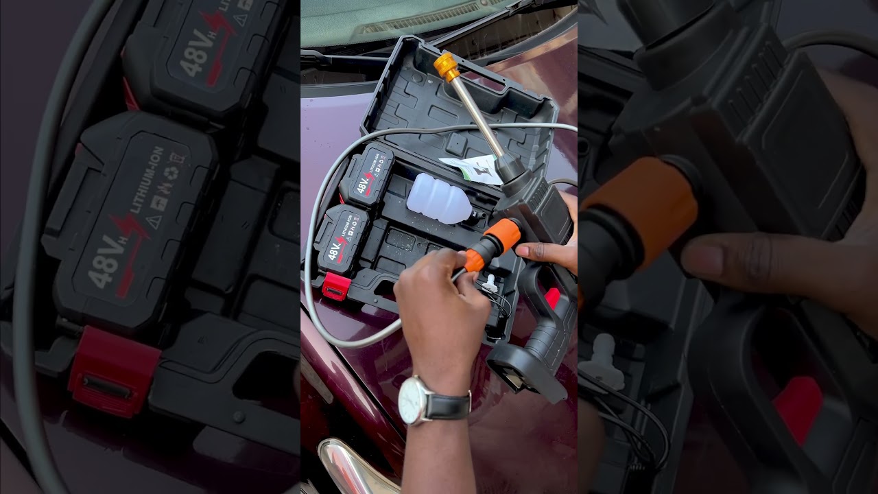 High pressure sprayer #pressurewashing #automobile #carcleaning #carwash #diy #pressuresprayer #wash