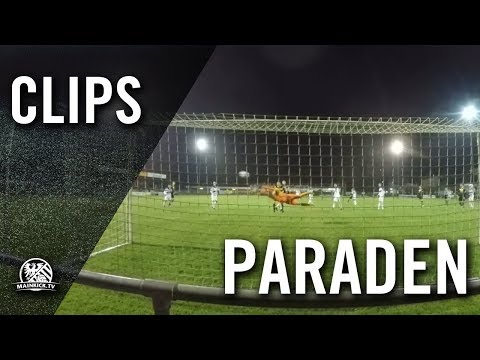 Erb glänzt gegen Vilbel | Parade von Frederic Erb (VfB Ginsheim)