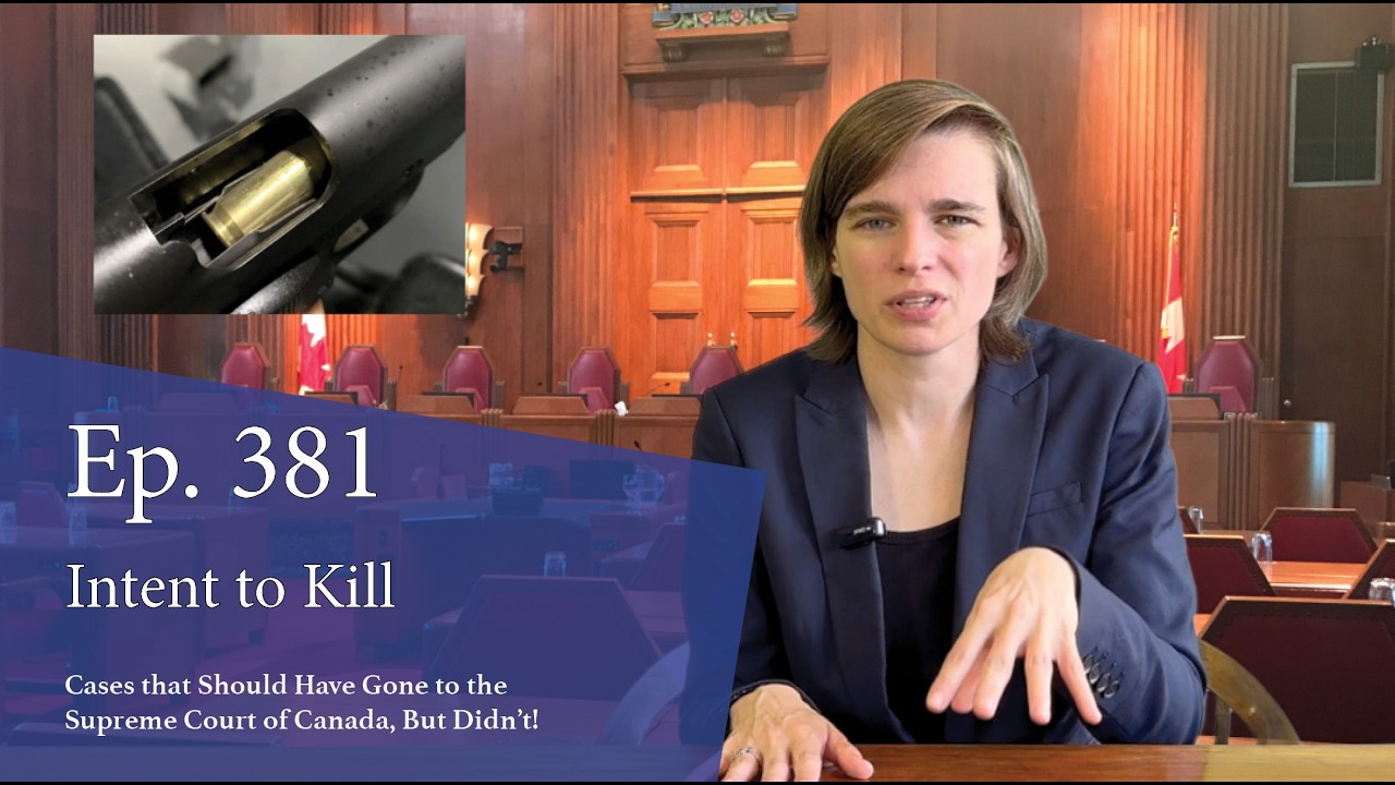 Intent to Kill: Cases That Should Have Gone to the Supreme Court of Canada, But Didn’t! Intent to Kill: Cases That Should Have Gone to the Supreme Court of Canada, But Didn’t!