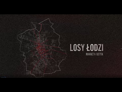 Losy Łodzi - Makieta getta