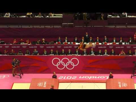 Huang Shanshan  Trampoline Compulsory London 2012
