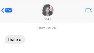 SZA  - I Hate U | 1 Hour