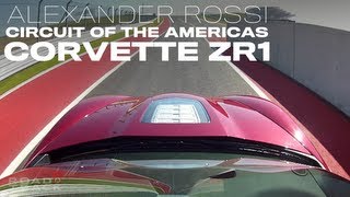 On-board with Alexander Rossi in the Corvette ZR1 - Road & Track
