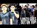 Lonzo Ball S LAST High School Game SAVES State Title Undefeated Season Chino Hills V De La Salle