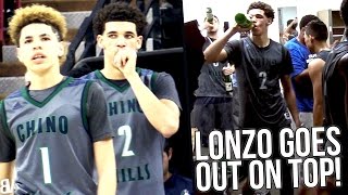 Lonzo Ball&#39;s LAST High School Game! SAVES State Title &amp; Undefeated Season! Chino Hills v De La Salle