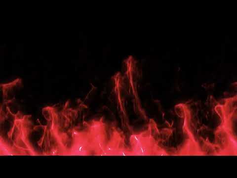 Realistic Red Fire Background with black screen   MD Animated Backgrounds   Free Video Background