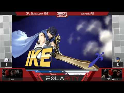 CFL Smackdown 158 WiiU - Lake (Mewtwo) vs GR | Waldo (Ike) - Winners R2