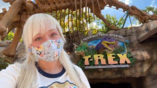 Disney Springs T-Rex Restaurant 2021 Full Themed Dining Experience - Dinner, Fun Facts & Tour!