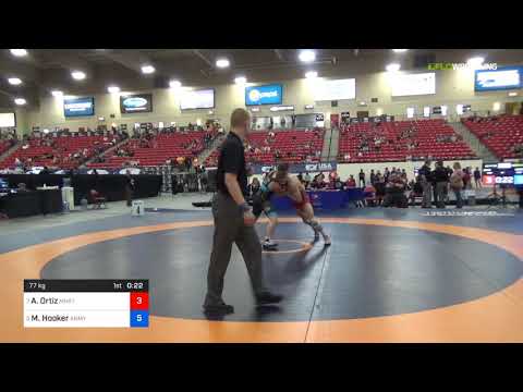 2018 Marine Corps US Open/Senior Men's Greco-Roman 77 Con 8 #2 - Alec Ortiz (MNST) Vs. Michael Hoo