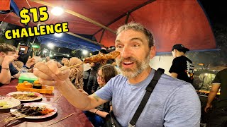 $15 Street Food Challenge on Jalan Sabang! Can We Feed Our Family of 5 in 2025? 🇮🇩