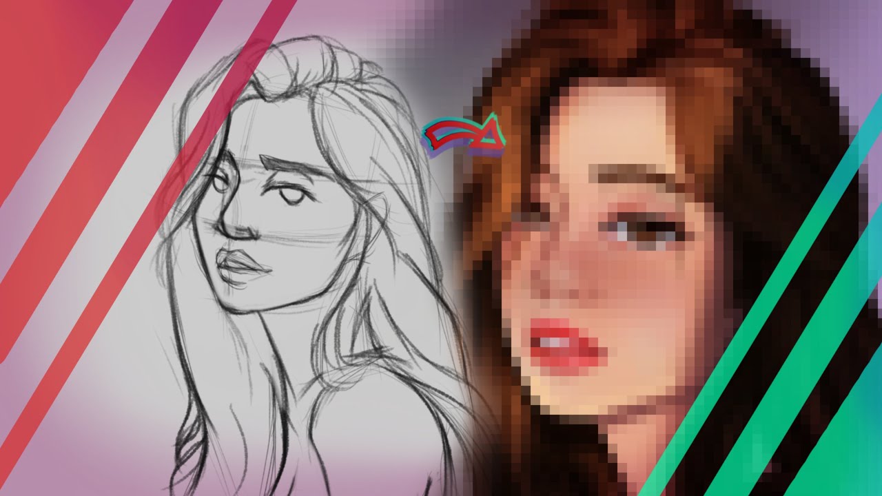 Portrait Painting Process | Speedpaint Process using Krita [In Real Time - 3 Hours]