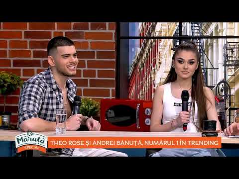 Theo Rose și Andrei Bănuță, numărul 1 în trending