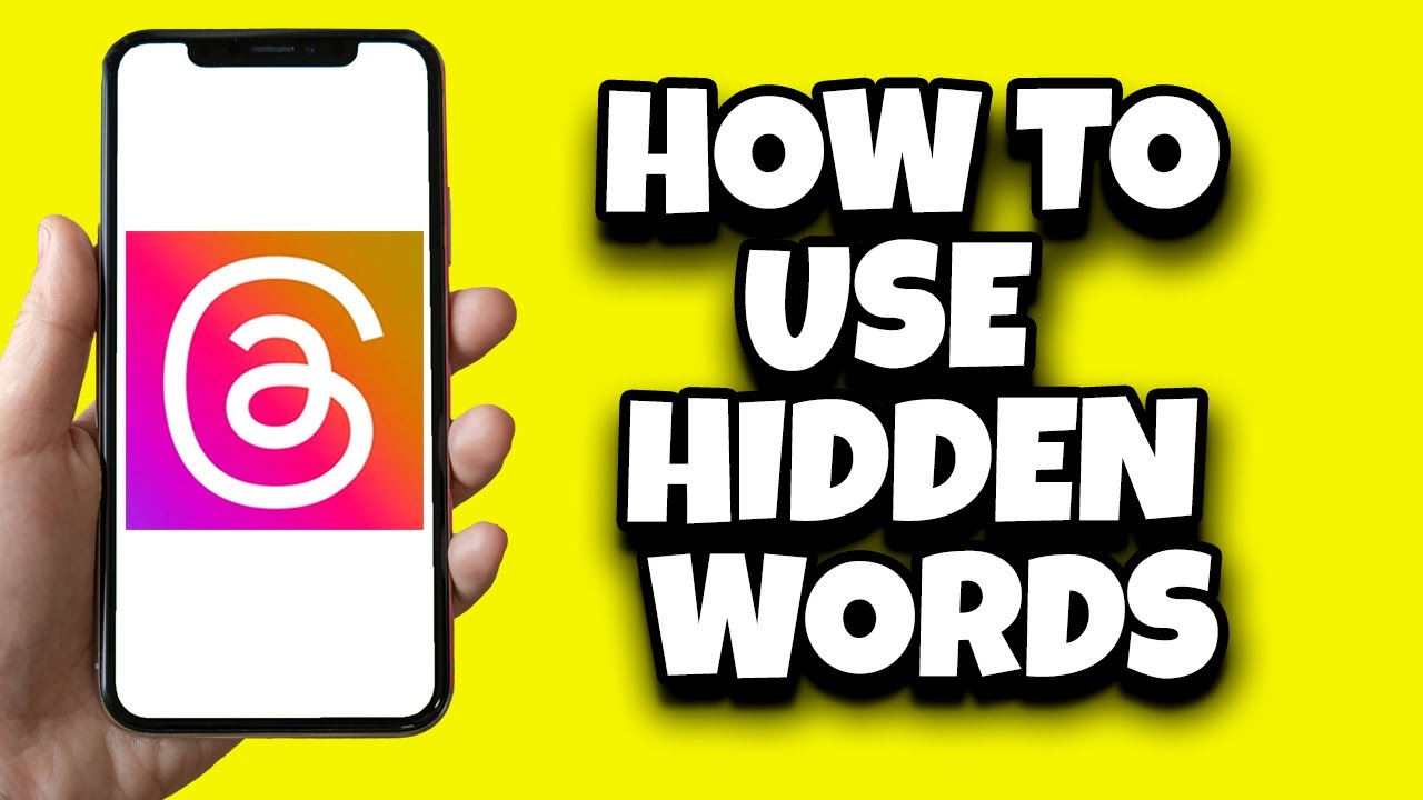 How To Use Hidden Words In Threads App (Newest)