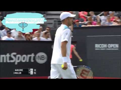 Gilles Muller vs Ivo Karlovic S Hertogenbosch ATP 2017 Final Ricoh Open