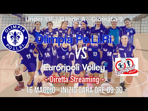 U13F - Girone A / Giornata 9: Olimpia Po.Li.Ri. Azzurra vs Euroripoli Volley Bianca