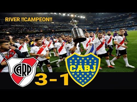 Recreación River Plate 3/1 Boca Juniors #Final Copa Libertadores 2018#