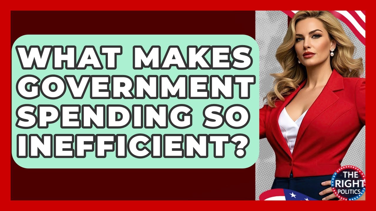 What Makes Government Spending So Inefficient? - The Right Politics