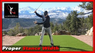 Mastering Stance Width for Golfers Over 50