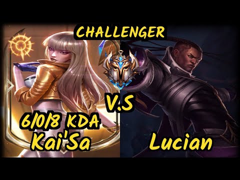 TSM Zven (KAI'SA) vs LUCIAN - 6/0/8 KDA BOTTOM ADC CHALLENGER GAMEPLAY - NA