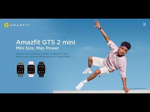 Get the Max out of your Mini - introducing the NEW Amazfit GTS 2 mini smartwatch.