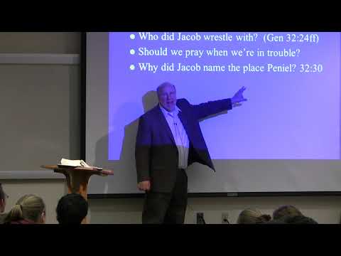 Dr. Ted Hildebrandt, Old Testament Literature,  Lecture 10E -- Jacob at Peniel, Meets Esau