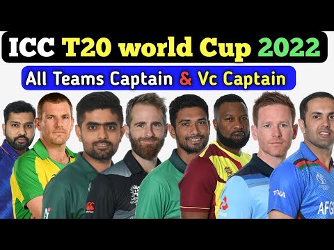 icc t20 world cup 2022 all team captain, t20 world cup 2022 all team captain