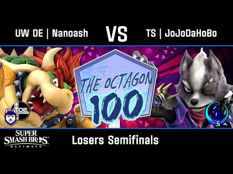UW DE | Nanoash (Bowser) vs TS | JoJoDaHoBo (Wolf) - Ultimate Losers Semifinals -  Octagon #100