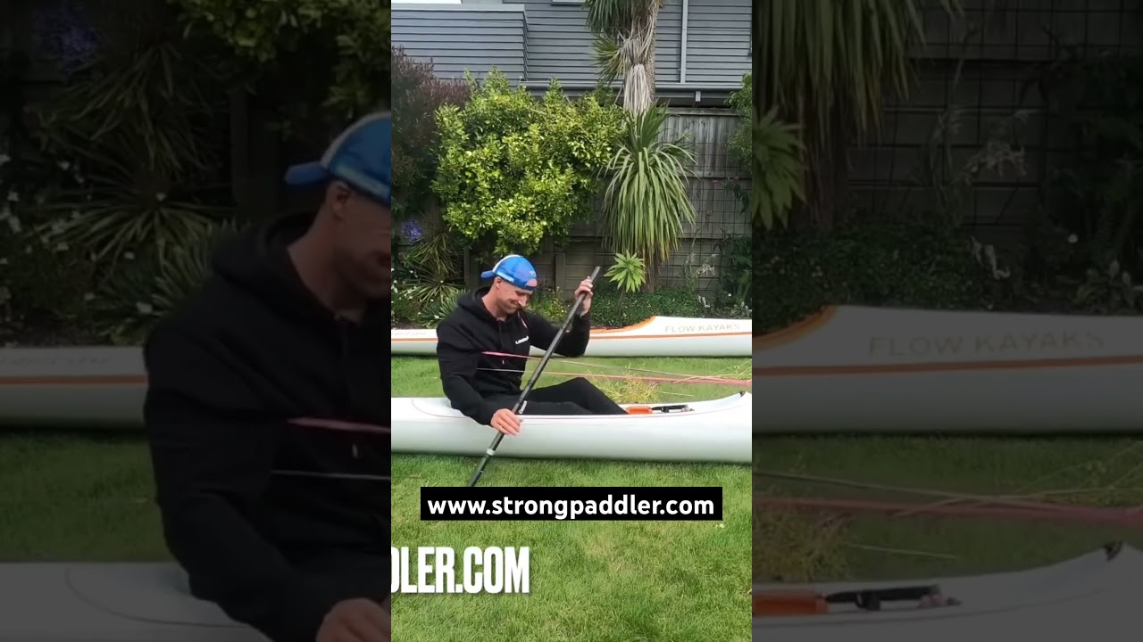No erg kayak / surf ski technique drill how to