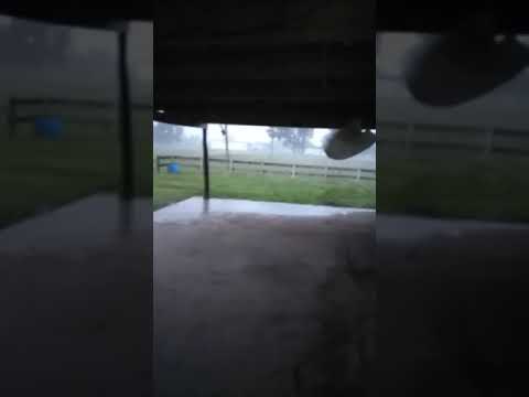 Tormenta en arrozera la Querencia treinta y tres