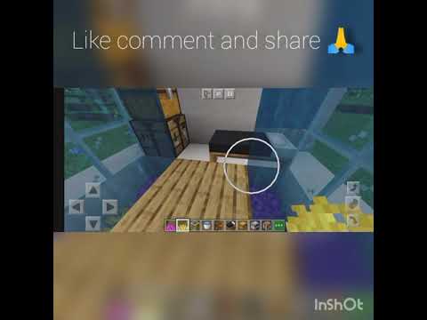 camera crazy - How to make small waterfall house in Minecraft #short please subscribe 🙏