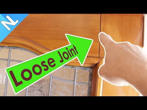 Repairing rail and stile joint on raised panel door