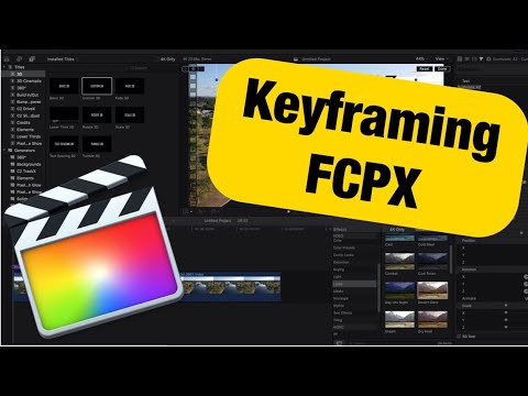 How to Keyframe in Final Cut Pro X