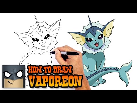 How to Draw Vaporeon | Pokemon - YouTube